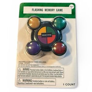 Flashing Memory Game with Multicolor Lights